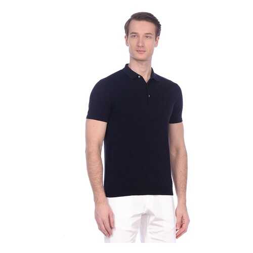 Футболка-поло мужская Modis M201M00422 синяя 48 RU в Pull and Bear