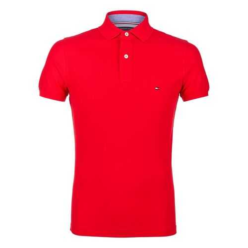Футболка Поло мужская Tommy Hilfiger MW0MW12569 XLG красная 2XL в Pull and Bear