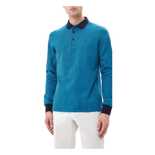 Лонгслив-поло мужской La Biali L931/218-1 голубой 2XL в Pull and Bear