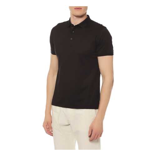 Поло мужское La Biali 9824/119-4 черное L в Pull and Bear