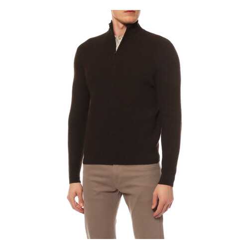 Поло мужское Mir cashmere YML16-004 коричневое 4XL в Pull and Bear