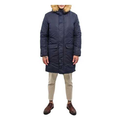 Парка мужская DASTI 804DS20196521 синяя L в Pull and Bear