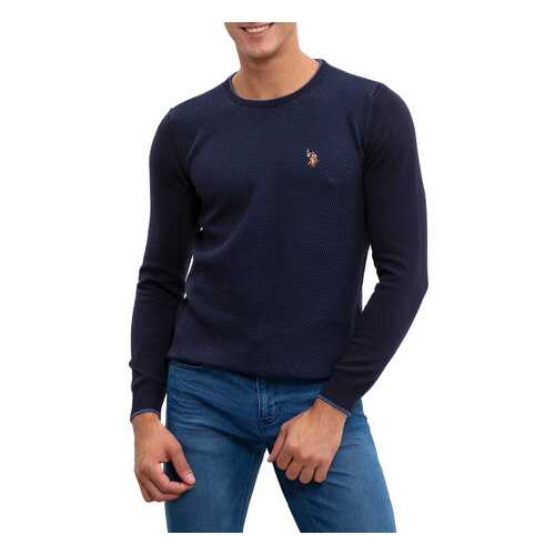 Джемпер мужской U.S. POLO Assn. G081SZ0TK0OTISSK9 синий XS в Pull and Bear