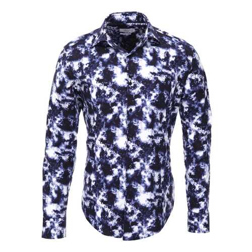 Рубашка мужская BAWER RZ1412065-05 синяя M в Pull and Bear