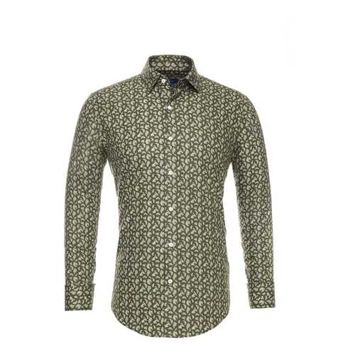 Рубашка мужская BAWER RZ2412070-03 зеленая L в Pull and Bear