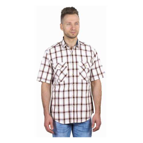 Рубашка мужская Dairos GD81100396 коричневая XL в Pull and Bear