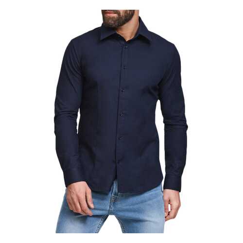 Рубашка мужская Envy Lab R005 синяя 2XL в Pull and Bear