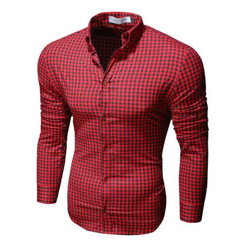 Рубашка мужская Envy Lab R45 красная L в Pull and Bear