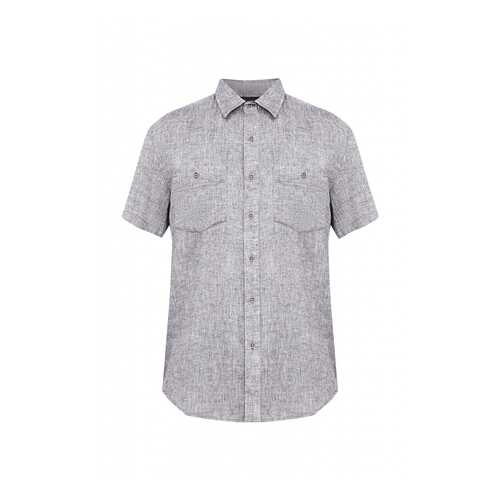 Рубашка мужская Finn Flare S20-22019 серая 5XL в Pull and Bear