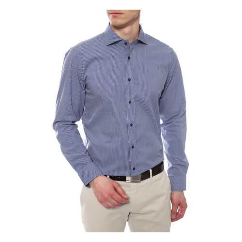 Рубашка мужская JOOP 1701633/225 синяя 41 DE в Pull and Bear