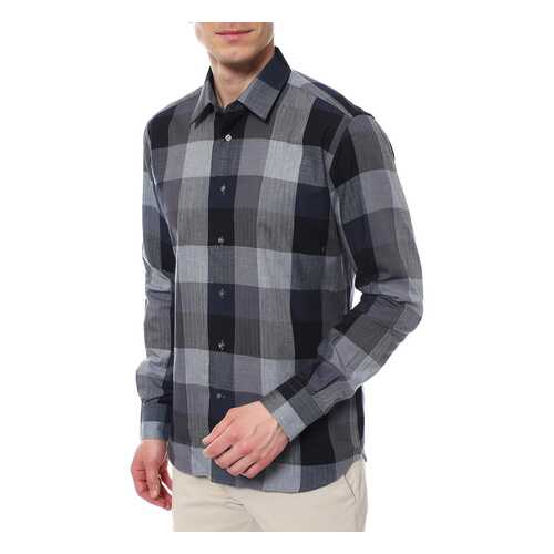 Рубашка мужская LAGERFELD 6360920532 синяя 42 DE в Pull and Bear