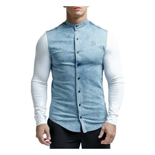 Рубашка мужская Sarman SC30 голубая XS в Pull and Bear