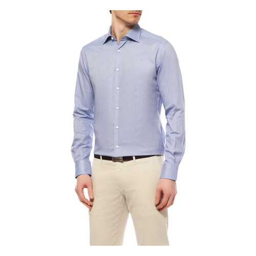 Рубашка мужская WINDSOR 1301912 425 45 13009110 голубая 45 DE в Pull and Bear
