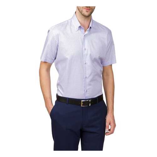 Сорочка мужская Kanzler 17S-SBL31SSS/05-3 фиолетовая 46 RU в Pull and Bear