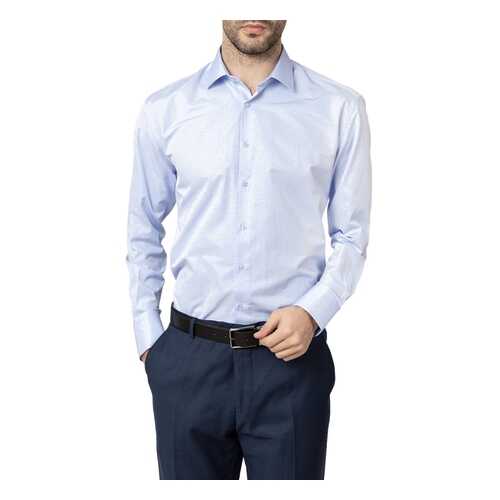 Сорочка мужская Kanzler 19S-SC04RLSN/02-1 голубая 44 RU в Pull and Bear