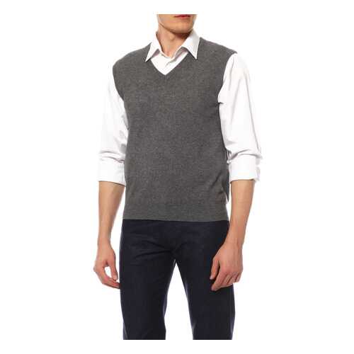 Жилет мужской Mir cashmere 3-16-003WE серый L в Pull and Bear