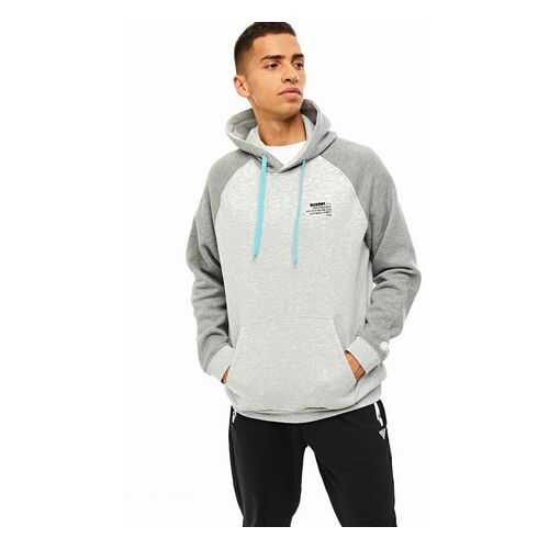 Толстовка мужская Guess M0YQ54-K9V31 серая S в Pull and Bear