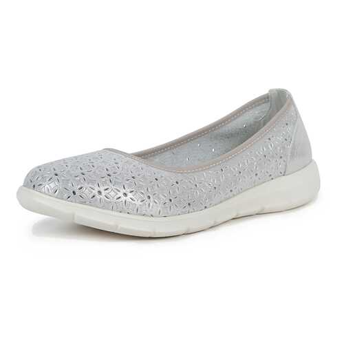 Балетки женские Alessio Nesca Comfort ZS20S-32A серебристые 41 RU в Pull and Bear