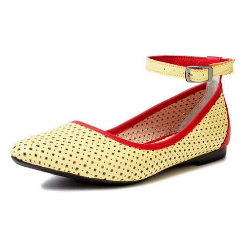 Балетки женские Alessio Nesca TR-YR-AMR-020B желтые 40 RU в Pull and Bear