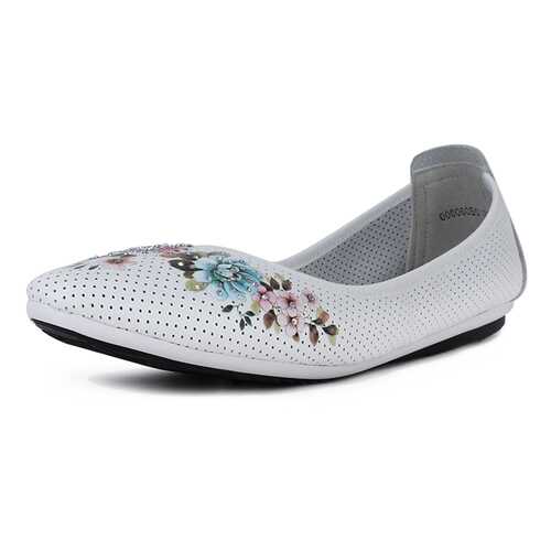 Балетки женские Alessio Nesca ZS19S-66 белые 36 RU в Pull and Bear