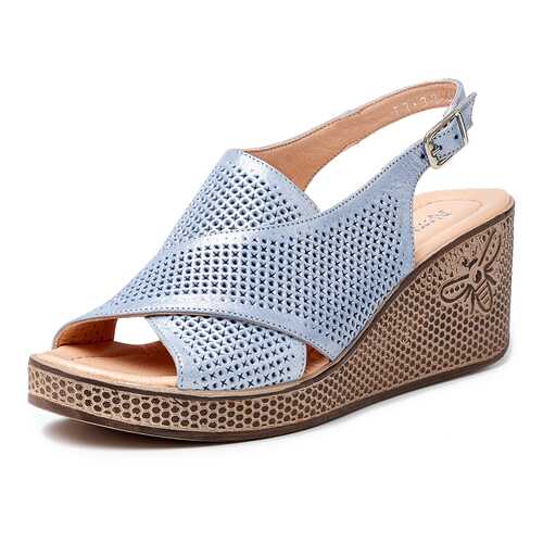 Босоножки женские Alessio Nesca TR-BR-68-358A голубые 41 RU в Pull and Bear