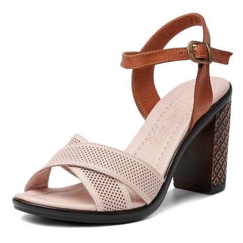 Босоножки женские Pierre Cardin TR-HH-6274 розовые/коричневые 38 RU в Pull and Bear