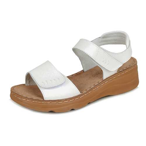 Сандалии женские Alessio Nesca Comfort MYZ20S-11 белые 38 RU в Pull and Bear
