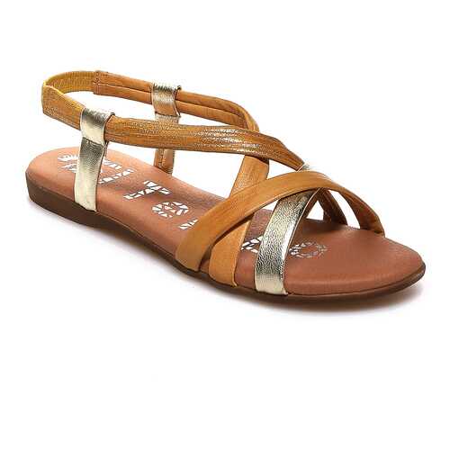 Сандалии женские El Tempo ESA55_4012 желтые 35 EU в Pull and Bear