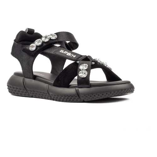 Сандалии женские Elena Iachi E2238 черные 37 RU в Pull and Bear