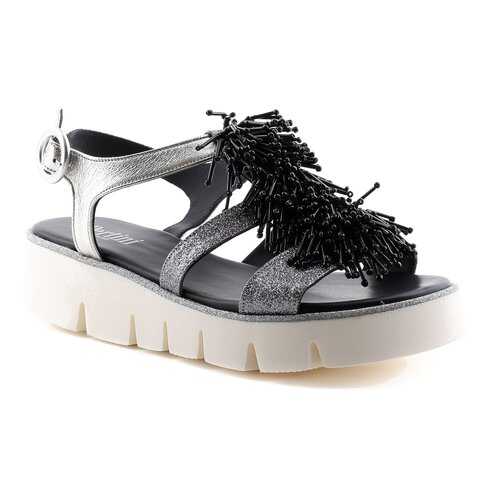 Сандалии женские Pertini 181W13624D серебристые 35 RU в Pull and Bear