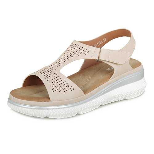 Сандалии женские T.Taccardi MYZ20S-115A бежевые 40 RU в Pull and Bear