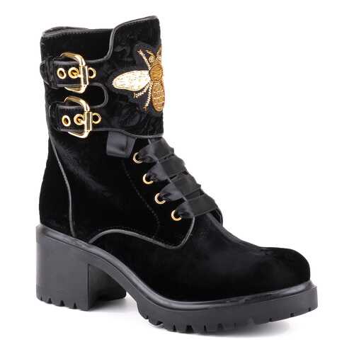 Ботинки женские Alexander Hotto 52668 черные 37 RU в Pull and Bear
