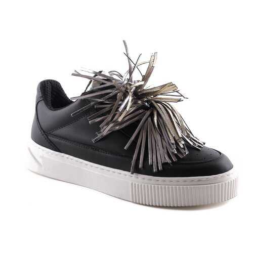 Кеды женские Alessandro BRONTOLO черные 37 RU в Pull and Bear