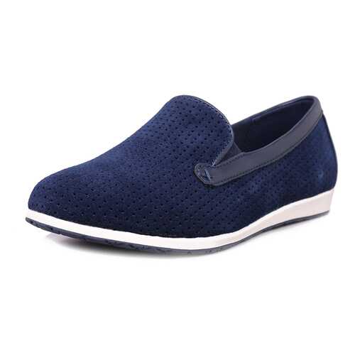 Слипоны женские Alessio Nesca 14806680 синие 40 RU в Pull and Bear