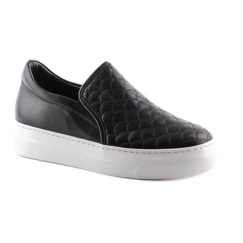 Слипоны женские NAPOLEONI 2665 черные 38 RU в Pull and Bear