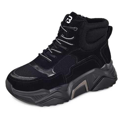 Кроссовки женские Francesco Bella SN20AW-01 черные 39 RU в Pull and Bear