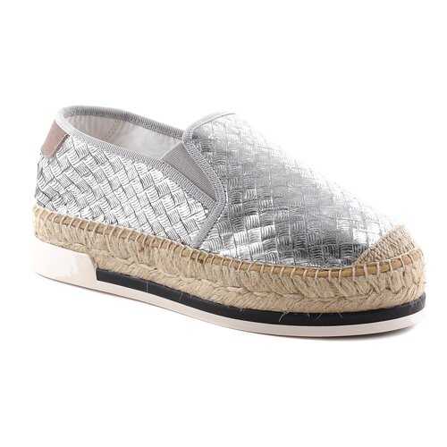 Эспадрильи женские Kanna KV7061 серебристые 38 RU в Pull and Bear