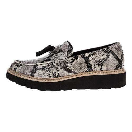 Лоферы женские Clarks 26150385 серые 5.5 UK в Pull and Bear