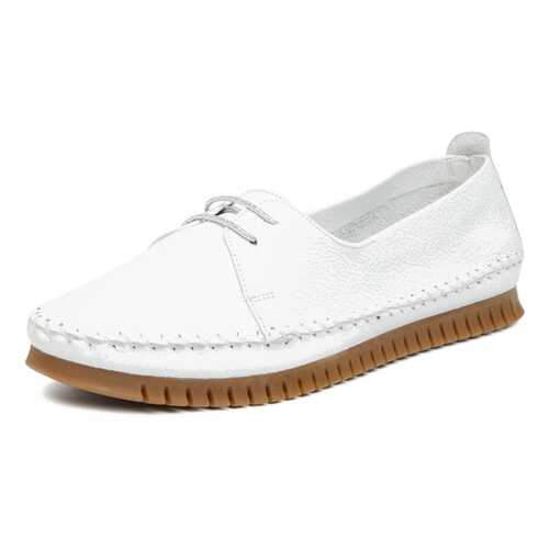 Мокасины женские Alessio Nesca 710018043 белые 38 RU в Pull and Bear