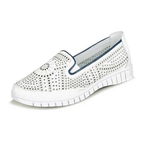 Мокасины женские Alessio Nesca FX20S-09 белые 39 RU в Pull and Bear