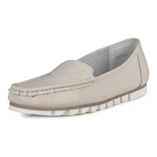 Мокасины женские Alessio Nesca K0639LC-1A бежевые 36 RU в Pull and Bear