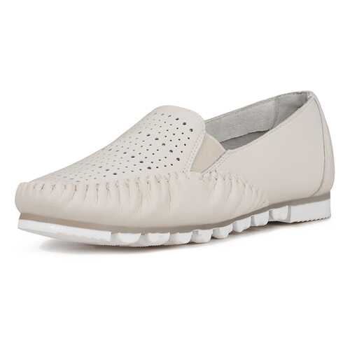 Мокасины женские Alessio Nesca K0639LC-2 бежевые 40 RU в Pull and Bear