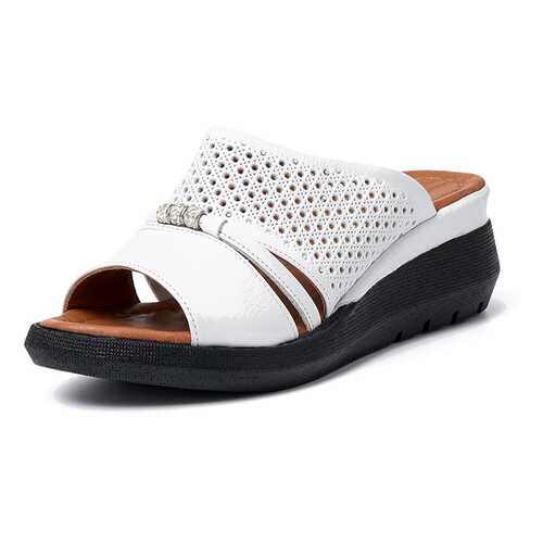 Сабо женские Alessio Nesca TR-BR-54-18-22 белые 37 RU в Pull and Bear