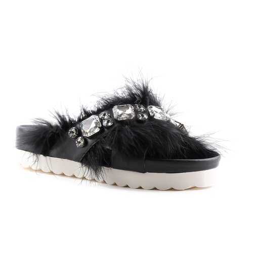 Сабо женские EDDY DANIELE ED18515 черные 39 RU в Pull and Bear