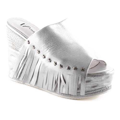 Сабо женские Francesco V. 673 серебристые 37 RU в Pull and Bear