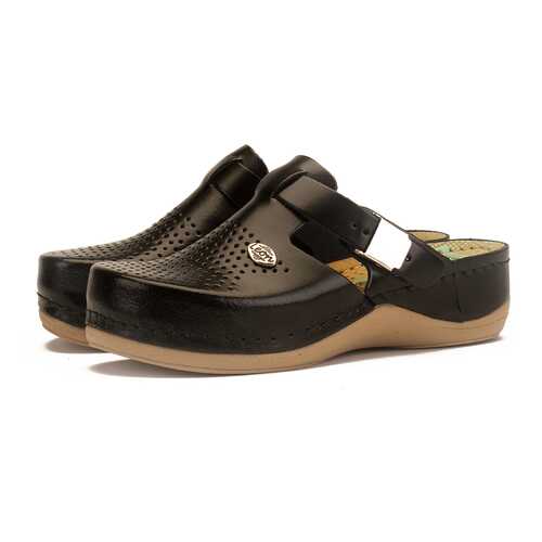 Сабо женские Leon 900BLK черные 38 RU в Pull and Bear