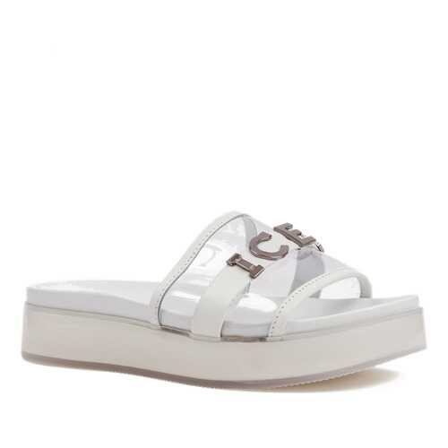 Шлепанцы женские Iceberg LID1694A белые 39 RU в Pull and Bear