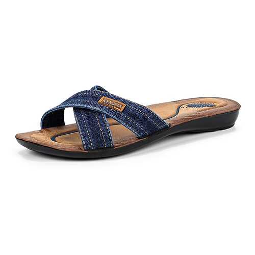 Шлепанцы женские T.Taccardi 00904970 синие 36 RU в Pull and Bear