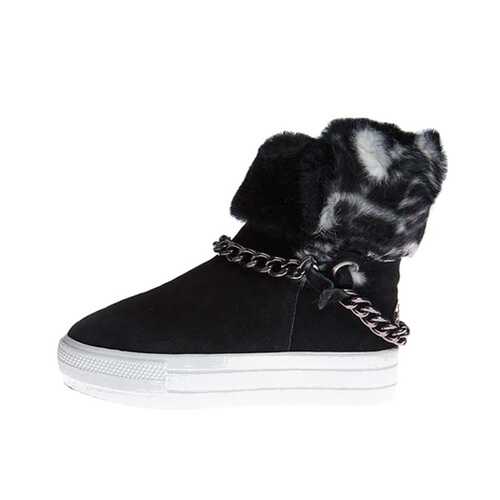 Угги Shepherd's Life Olympic Black Suede черная замша в Pull and Bear