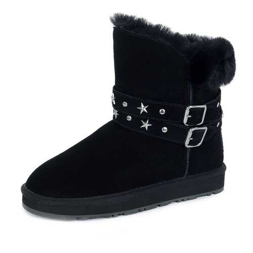 Угги женские Pierre Cardin 710018613 черные 41 RU в Pull and Bear